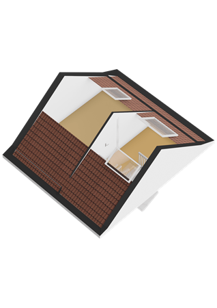 Floorplan - Haadstrjitte 16, 9141 TS Wierum